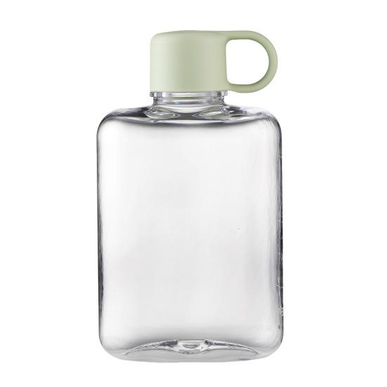 Water Cup 360/500ml Flat Water Bottle BPA Free Portable Pocket Size Water