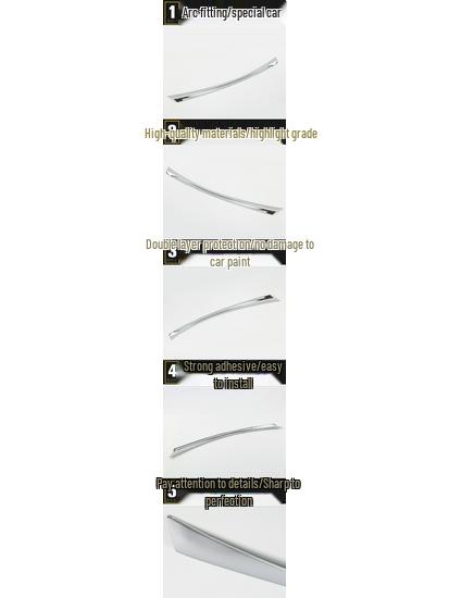 16 RAV4 Front Bumper and Hood Vent Trim Stickers