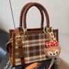 Handbag Bag Women's New Fashion Plaid Small Square Bag High Value Single Shoulder Messenger Bag Women