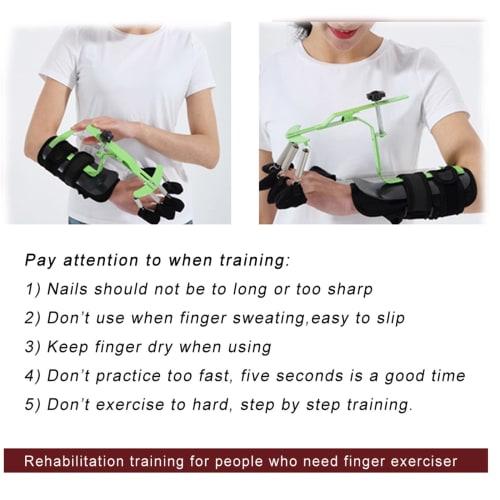 Hand Physiotherapy Training and Finger Dynamic Orthosis Device Finger Support Brace Hand Rehabilitation Training Finger Wrist Movement Repair Finger O