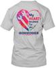 My Heart Belongs To An Ironworker - TTshirt Made In the USA Size S To 5XL