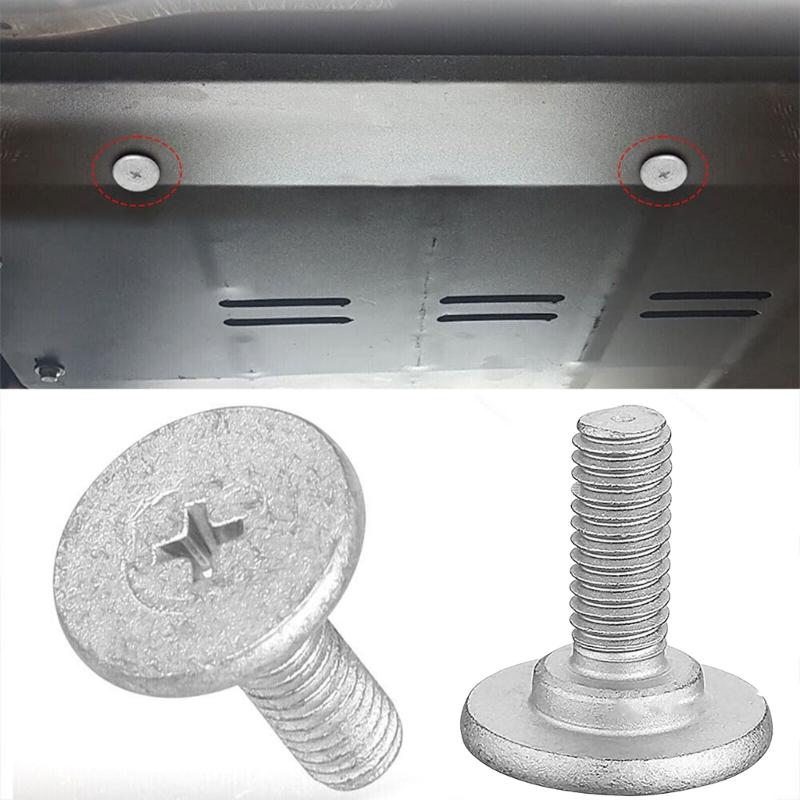 14pcs Radiator Pin Clips & Engine Cover Screws Fit Engine Splash Shielding Fasteners Easy To Use for Automotve Use