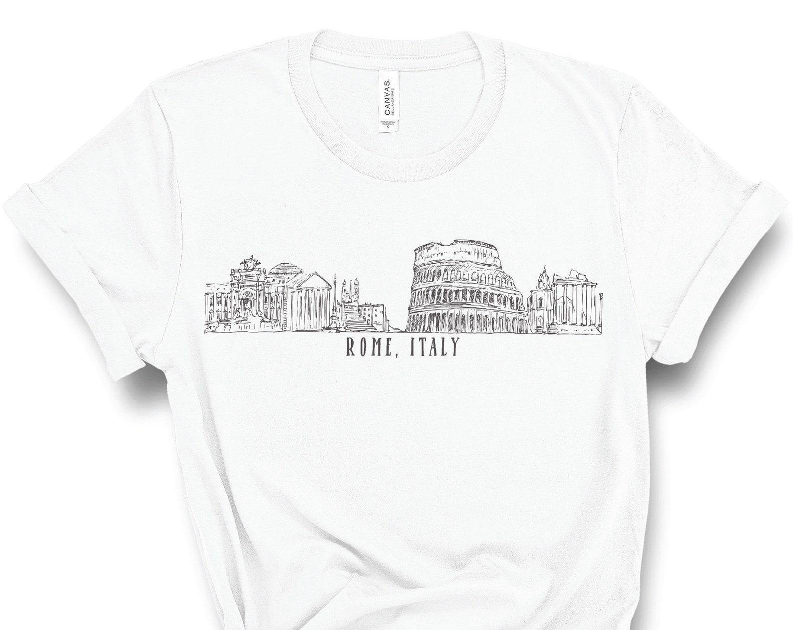 Italy Shirt, Italy Gift, Italian Shirt, Italy Souvenir, Italy T Shirt, Italy Love, Venice Shirt, Rome Shirt, Rome, Colosseum, Skyline 3XL