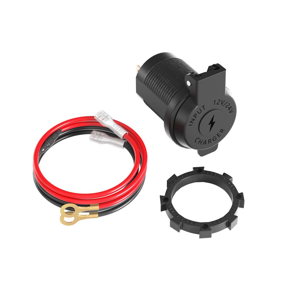 

Автомобильное зарядное устройство, гнездо прикуривателя, двойной порт USB Type-C, зарядная розетка, автомобильная розетка со светодиодным вольтметром, зарядное устройство чёрный