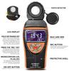 Digital illuminance meter,High accuracy and fast response,Light detector: used for light detection,LCD display,1-400,000Lux