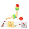 SAFIGLE Set of 2 Wooden X X Kids Skill Kids Kendama Cup Preschool Birthday Gift for Cup and Ball Versatile and Convenient Design Kendama, 12.8 3.7