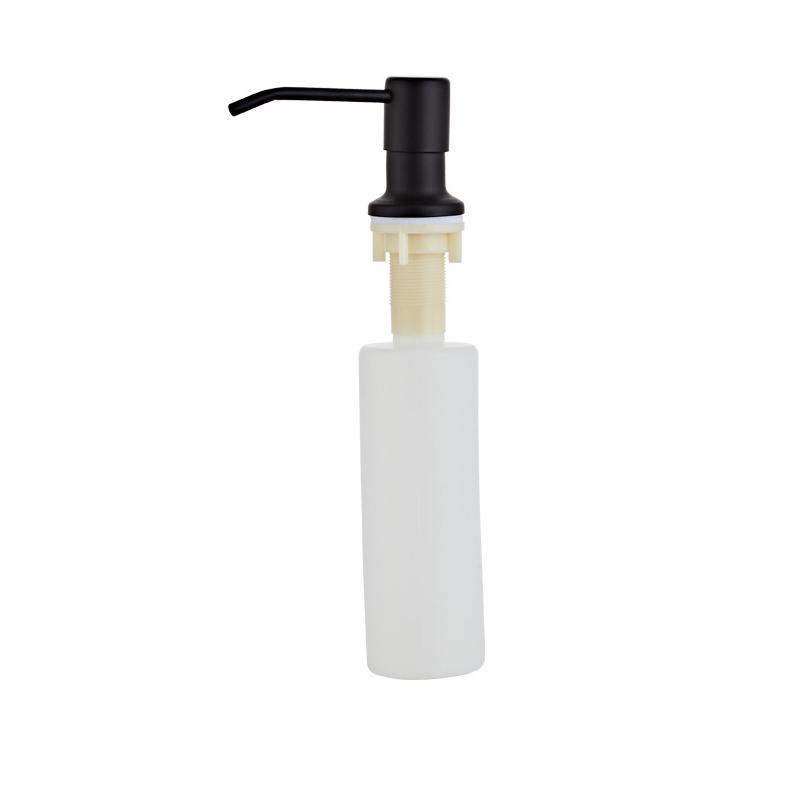 VGX Iiquid Soap Dispenser With Extension Tube Kit and Bottle 304 Stainless Steel Pump Head For Kitchen Sink Bathroom Accessories