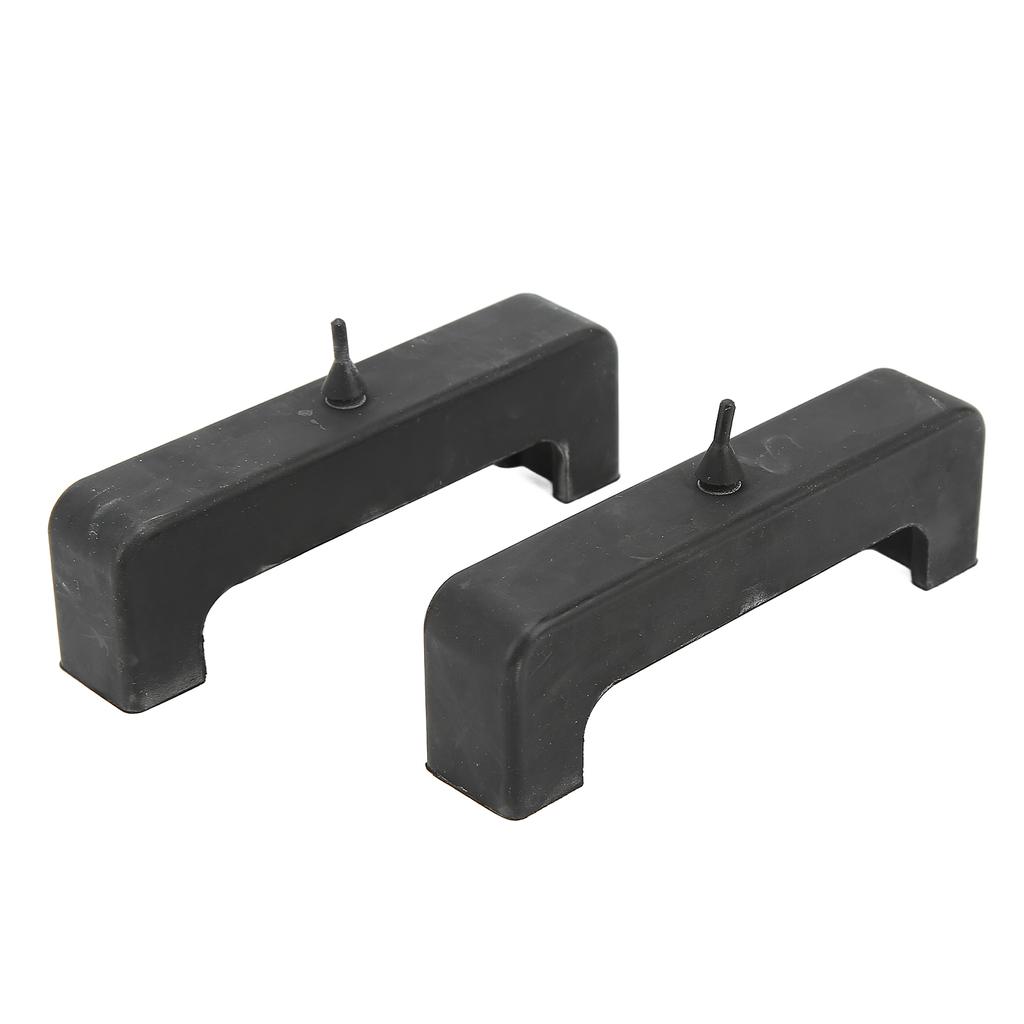 2 PCS Rubber Radiator Insulator Pads Black Radiator Mount Bushings Replacement For Express 2500 1996‑2019