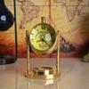 Desk Globe Clock 5" Victorian Design Rotating Dial Clock Beautiful House Warming Gift / Anniversary Gift / Gift for Dad Best Hom… More