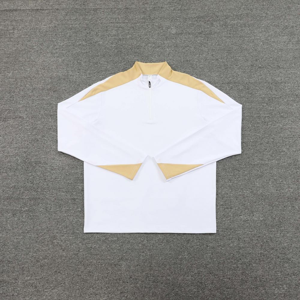 Cross-border Half-pull Long-sleeved Football Jersey Set Printed Adult Jersey Spring Autumn and Winter Long-sleeved Training Jersey Sportswear Jacket