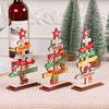 Ornements en Bois de Noël Bricolages de Noël Ornements de Table pour Restaurant Bar
