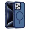Matte Anti-slip Rugged Armor Magnetic Phone Case for iPhone 15 14 13 12 11 Pro Max Magsafe Charging Shockproof Hybrid Hard Cover