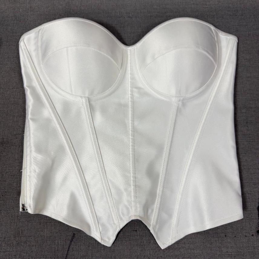 Damski Pasiasty Kształtujący Bielizna Podtrzymująca z Fiszbinami - Styl Dworski