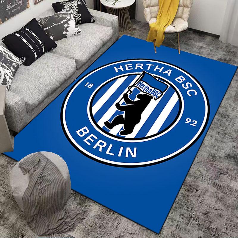Hertha BSC Logo Carpet suitable as a non-slip mat for the living room or bedroom sofa