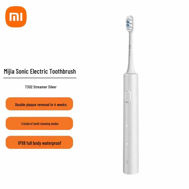 

Звуковая электрическая зубная щетка Xiaomi T302 MES608, вилка CN (адаптер в комплекте)