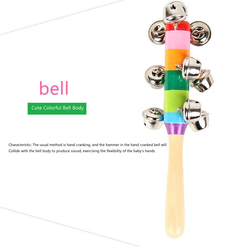 1Pc Cross Rainbow Hand Ring Colorful Ring Colorful Cross Ring Baby And Child Bell Puzzle And Early Education Toys