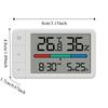 Large Screen Thermohygrometer Intelligent Temperature Sensor Multifunctional Thermometer  Garden