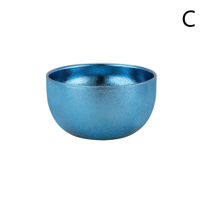 Titanium Cup Pure Titanium Tea Cup Outdoor Camping Portable Tea Set Portable Storage Home Double Layer Anti Scalding Tea Bowl