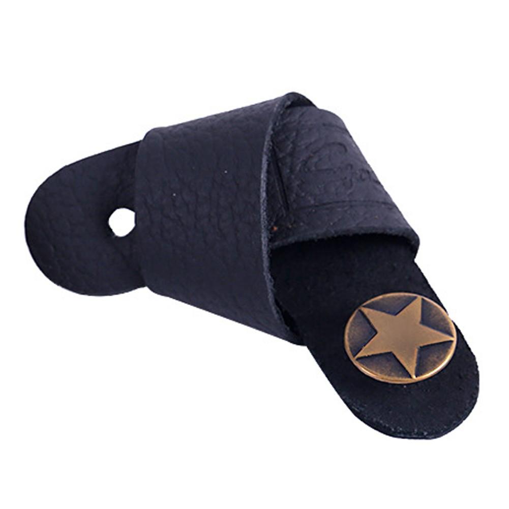 

100% Новый гитарный шейный ремень Акустические гитары Пряжка + Кожа чёрный