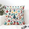 Colorful Home Decor Prints Pillow Case linen pillow case sofa home decor cushion cover cushion cove
