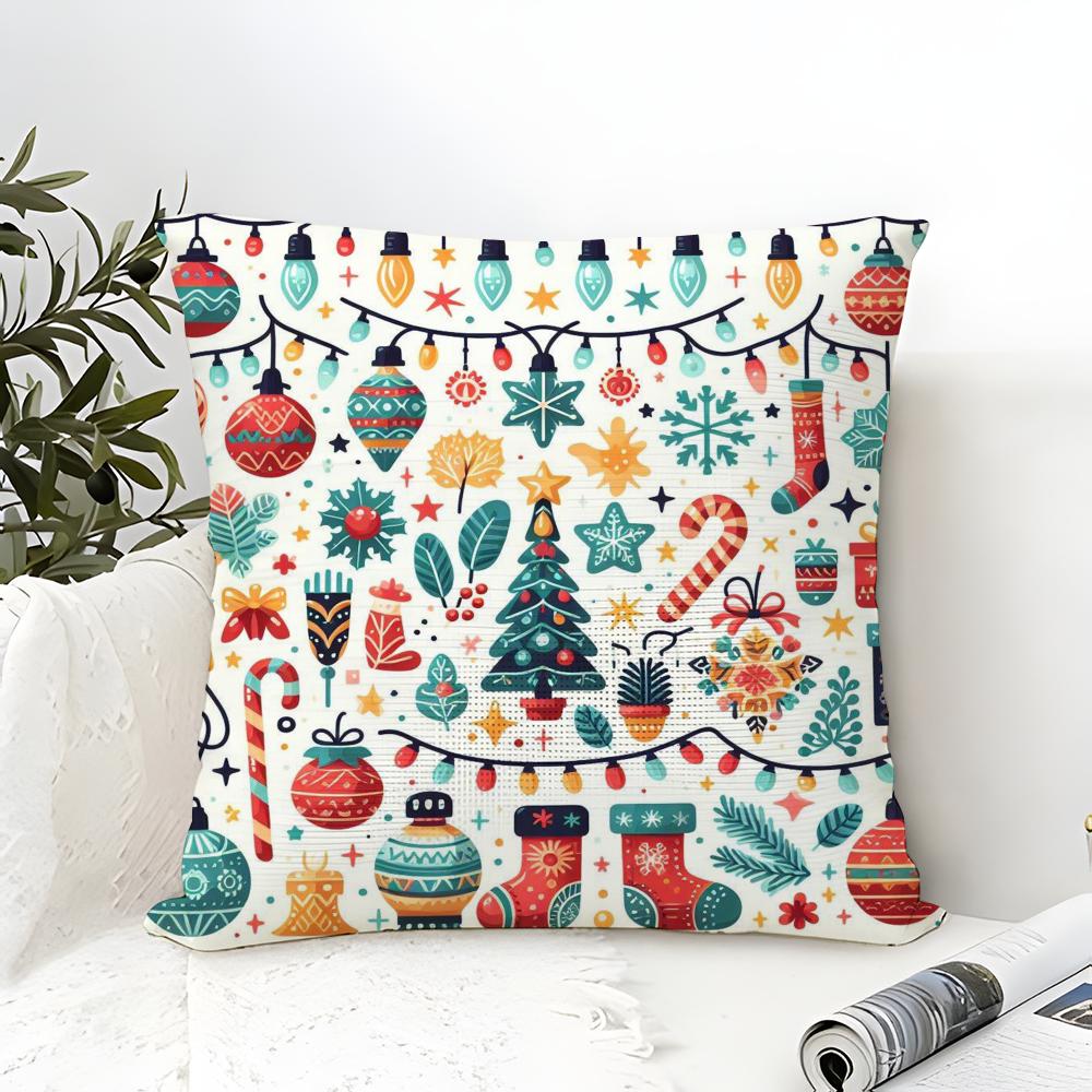 Colorful Home Decor Prints Pillow Case linen pillow case sofa home decor cushion cover cushion cove