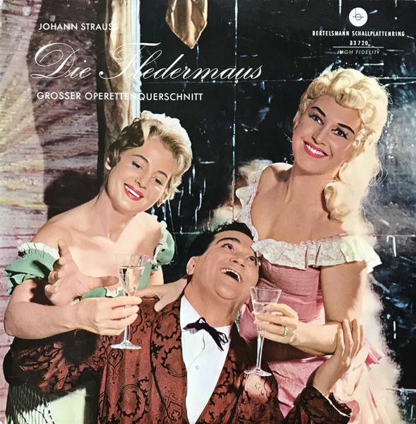 

10inch Record JOHANN STRAUSS JR. SARI BARABAS Die Fledermaus Grosser Operettenqu 33720 Bertelsmann Sch 1959 Germany Classical Used