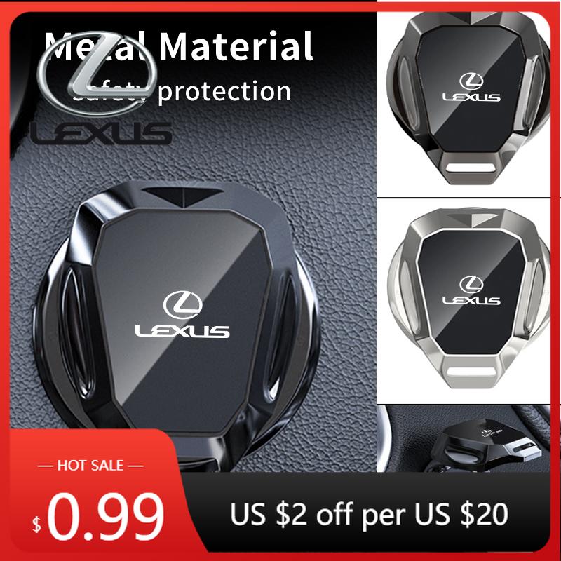 BJYL6 Interior Stickers Car One-Touch Start Button Cover Metal Start Case Accessories For Lexus ES RX LS GS NX CT ES300H ES330 ES240 E