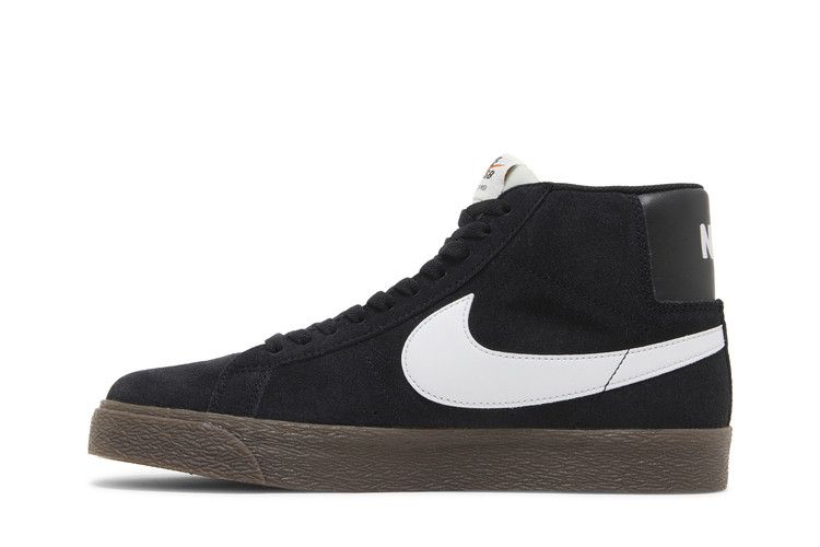 Nike SB Zoom Blazer Mid Black White Dark Gum Men's Sneakers