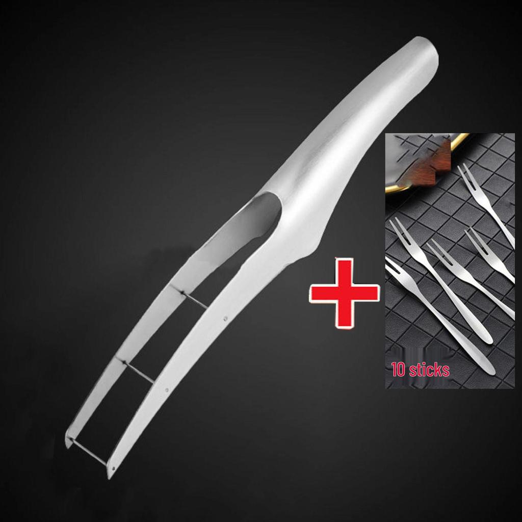 Large Stainless Steel Dual-Use Watermelon Slicer and Fruit Cutter
