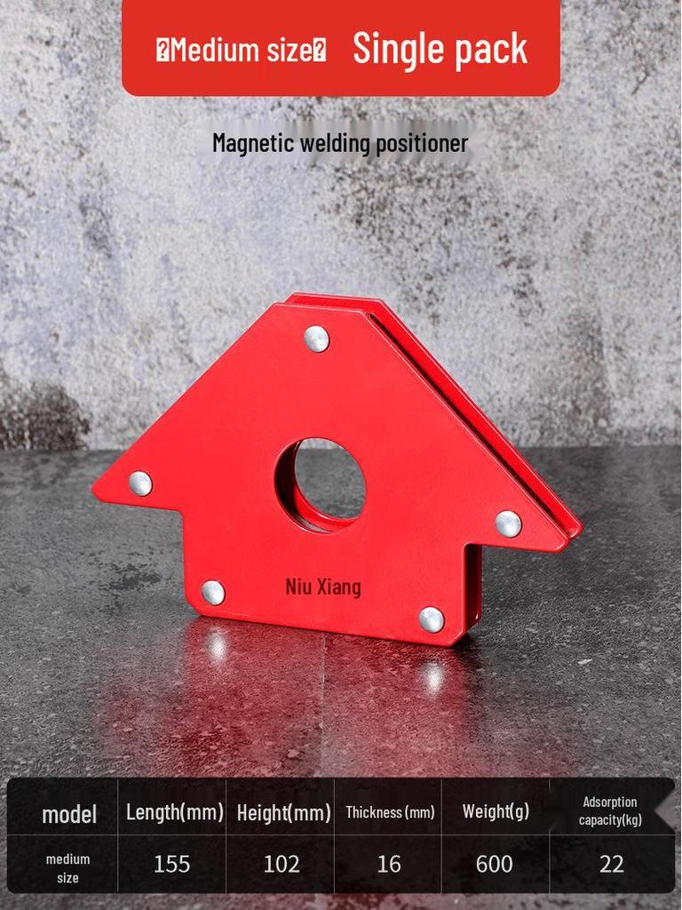 Multi-Angle Magnetic Welding Fixator: 90° Right Angle Triangle Positioning Tool