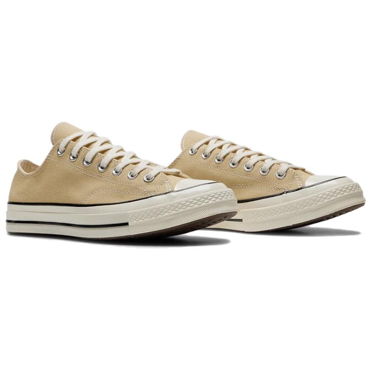 Converse Chuck Taylor All Star Comfortable Versatile Low Top Canvas Shoes Unisex Sneakers Light-Yellow Dark-Yellow A15974C
