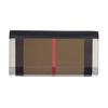 Burberry Halton Logo Leather And Canvas Wallet Women Wallet Multicolor 80840311