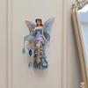 Dreamy Decor for Small Corners Fairy Wall Lamp, Resin Sconce with Warm LED Glow Bedroom Handcrafted Elf Figurines Living Room, Vintage Rustic