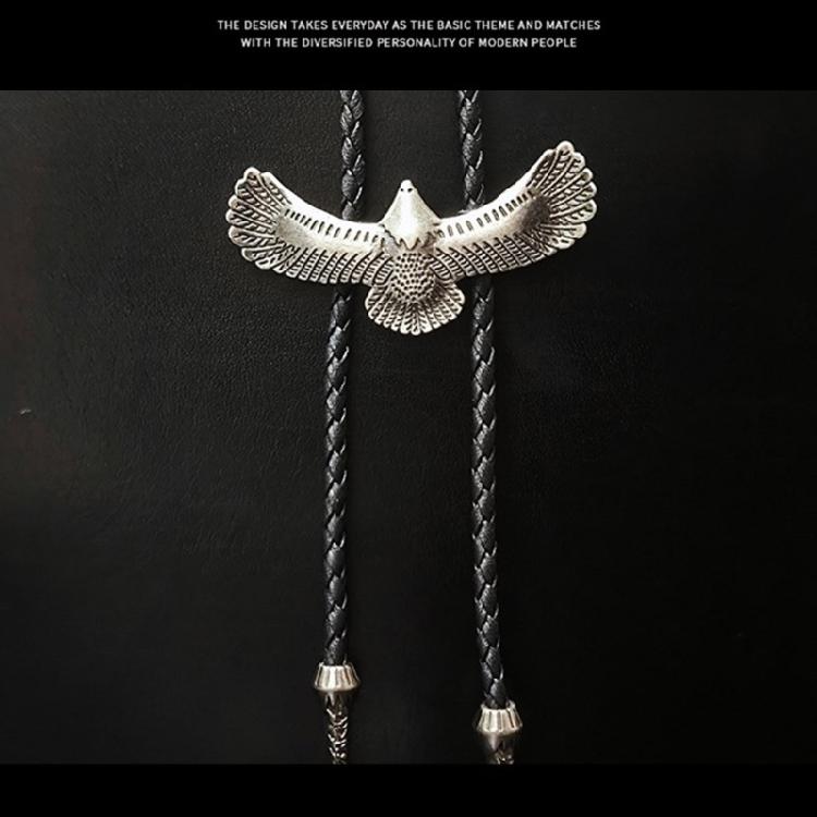 Men's Cowboy Bolo Tie Vintage Western Accessory Metal Scorpion Animal Pendant Adjustable Leather Cord Necktie Necklace