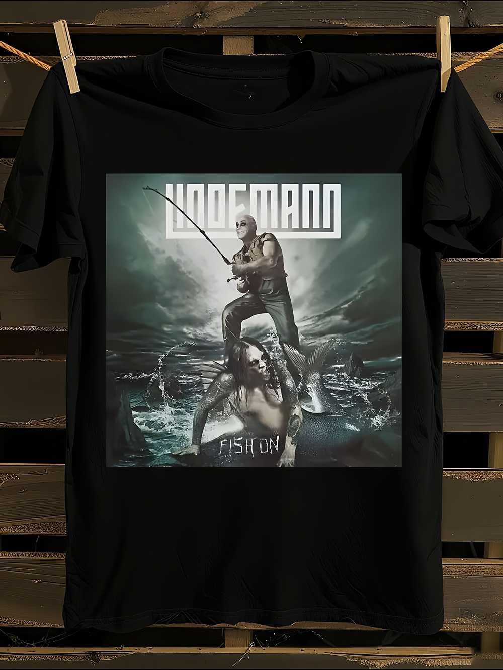 Lindemann Fish On Album Graphic T-Shirt S