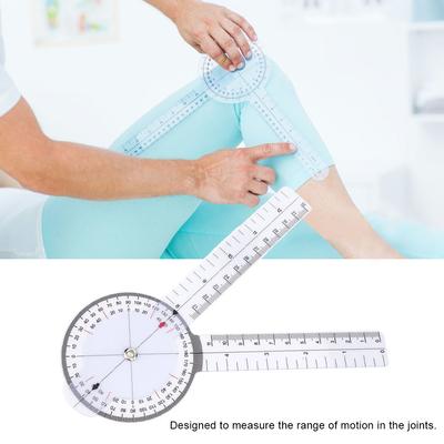 3 Stück 360 Grad Goniometer Winkel Medizinischer Wirbelsäulenwinkel Lineal Winkel Neigungsmesser Lineal Winkelmesser Winkelmesser Messwerkzeug