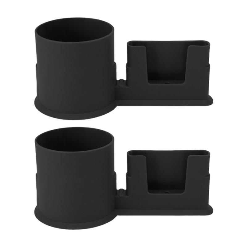 

Kayaks Cup Holder With Expanded Phone Mount Drink Bottle Holder Boats Phone Holder for Fishing And Water Sport Accessory чорний