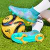 35-45 Shock-absorbing Non-slip Breathable High-top Spiked Football Shoes Sports Children's Shoes Adult Shoes