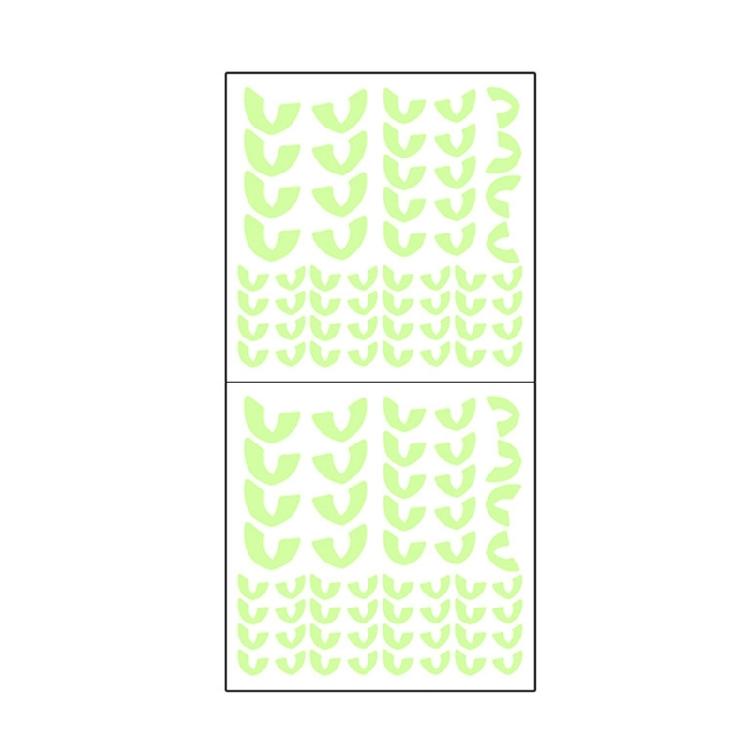 

Luminous Stickers Glow in Dark Evil Peeping Eyes Stickers for Halloween Wall 1 зелений