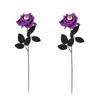 2 Halloween Eyeball Rose Bouquet for Party Table Vase Decoration