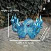 Octopus Gesture Ornaments, Middle Finger Octopus Statue, Octopus Sculpture, Luminous Gesture Octopus with Mother of Pearl Generic Generic