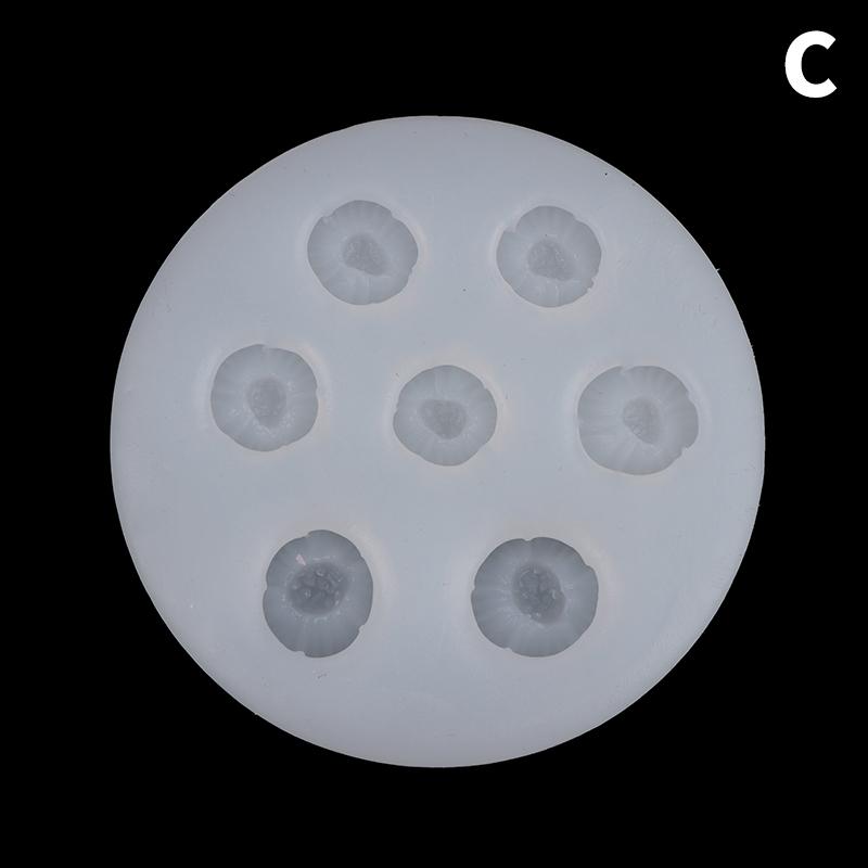 1Pc Mini Cherry Blossom Peach Blossom Silicone Mold Diy Mousse Cake Fondant Baking Tool Gypsum Glue Resin Clay Decoration Mold