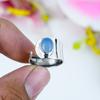Natural Chalcedony Gemstone 925 Solid Sterling Silver Jewelry Ring Size 9 C9i20