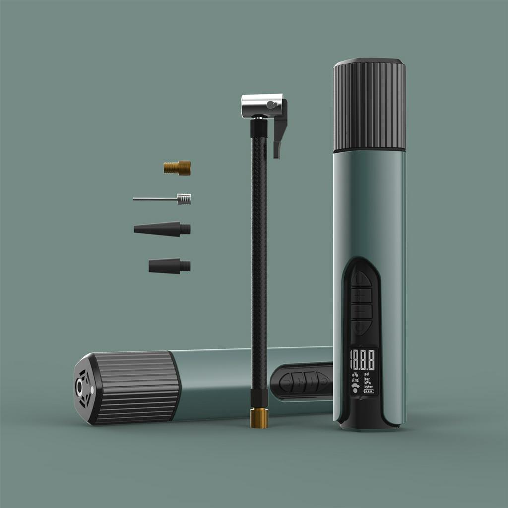 DC-7.4V 150PSI USB Cordless Portable Air Compressor LCD Handheld Inflatable Pump for Car Bicycles Tires Balls Swimming Rings