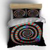 Buntes Spiral-Schlangen-Design Trio Exquisites Dreiteiliges Bettwäsche-Set Geschenk Für Kinder Und Erwachsene