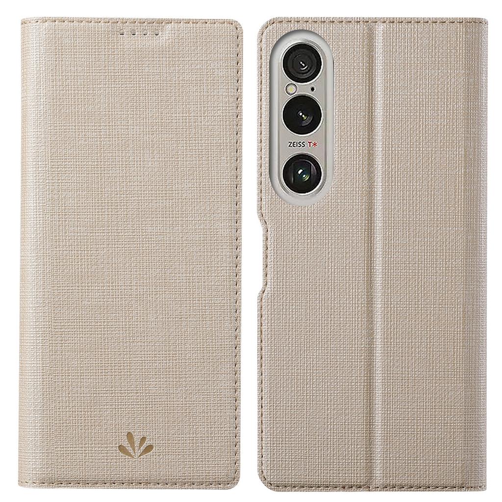 VILI DMX Series For Sony Xperia 1 VI Case with Card Holder Leather Phone Cover