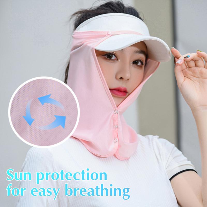 Quick Drying Fishing Cap Face Neck Sunshade Masks Cap Uv Protection Visor Headwear For Outdoor Sport Golf Hiking Veil Travel Hat