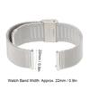 22mm Stainless Steel Watch Bands Mesh Woven Watch Straps Quick Relse Watch Wristband with   Buckle for   GTR 3