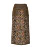 Yusentig Jacquard Long Skirt Brown Oe3As60093