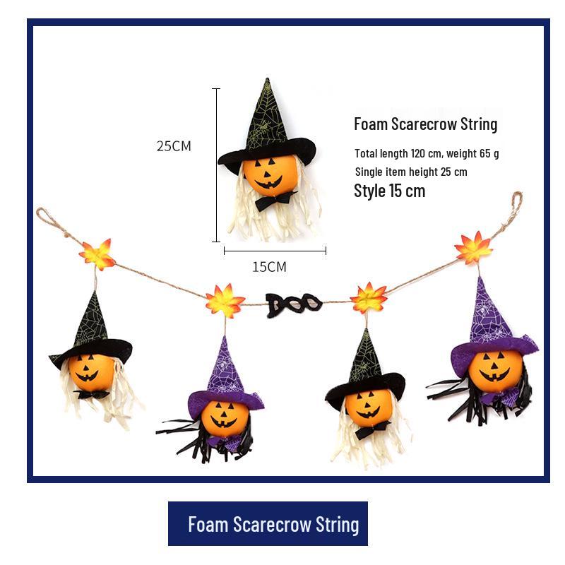 Halloween Scary Pendant Bunting Decorations for Shops, Schools, Bars, and KTV